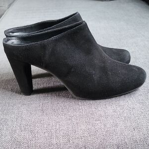 Cordani Black Suede Mules, Size 41